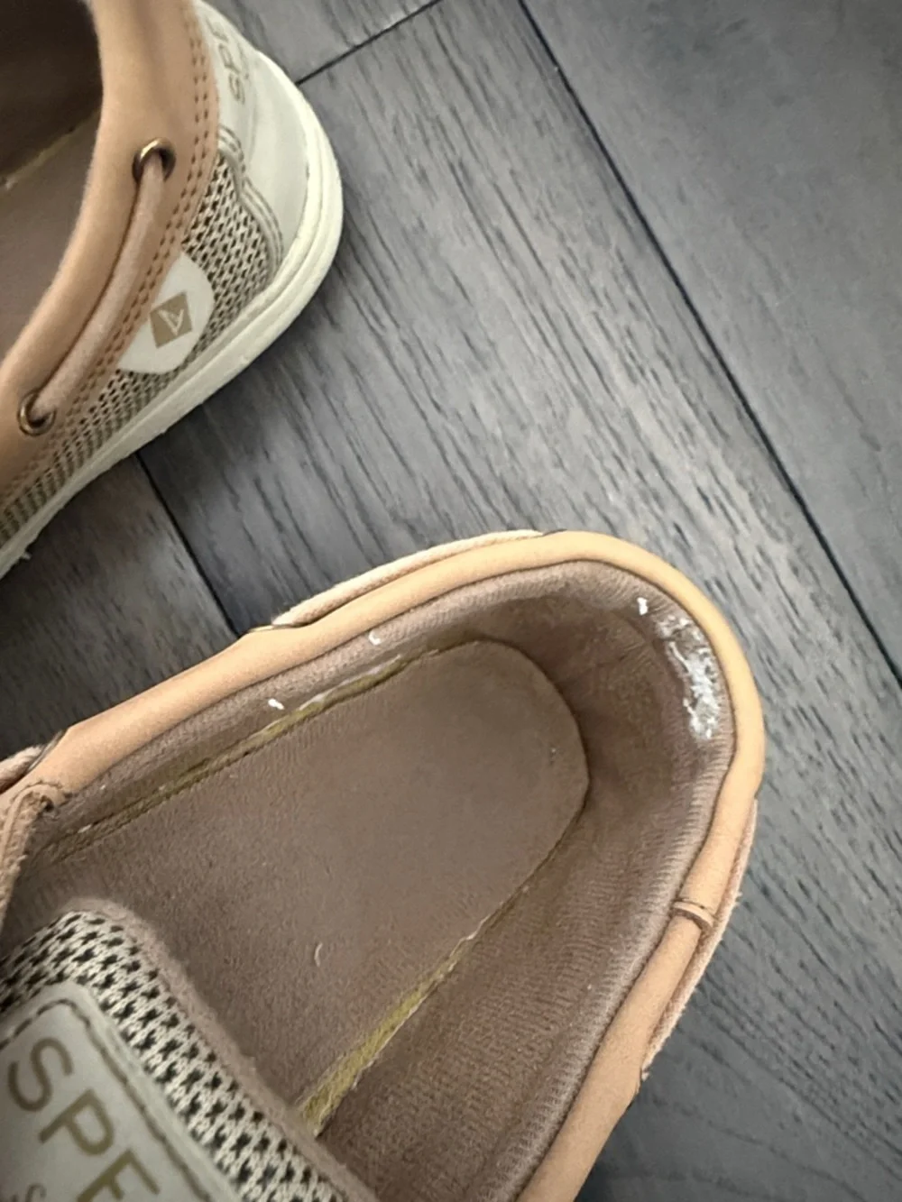 Sperry Kids Beige/Tan Moccasin Boat Shoes